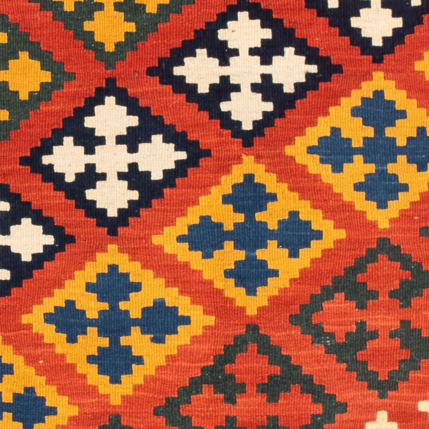 Kelim Teppich - Oriental 107 x 105 cm - rot - Image 2