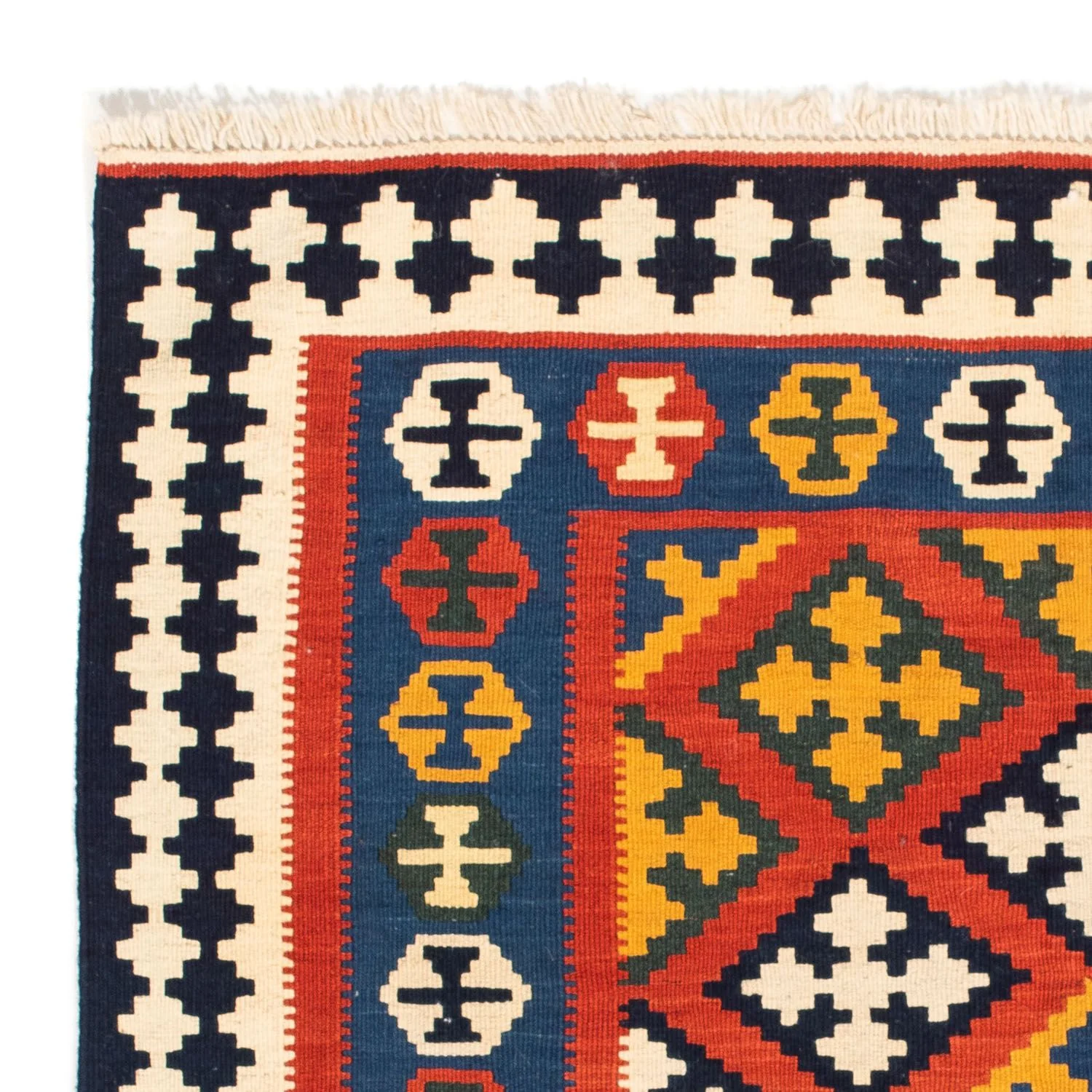 Kelim Teppich - Oriental 107 x 105 cm - rot - Image 3