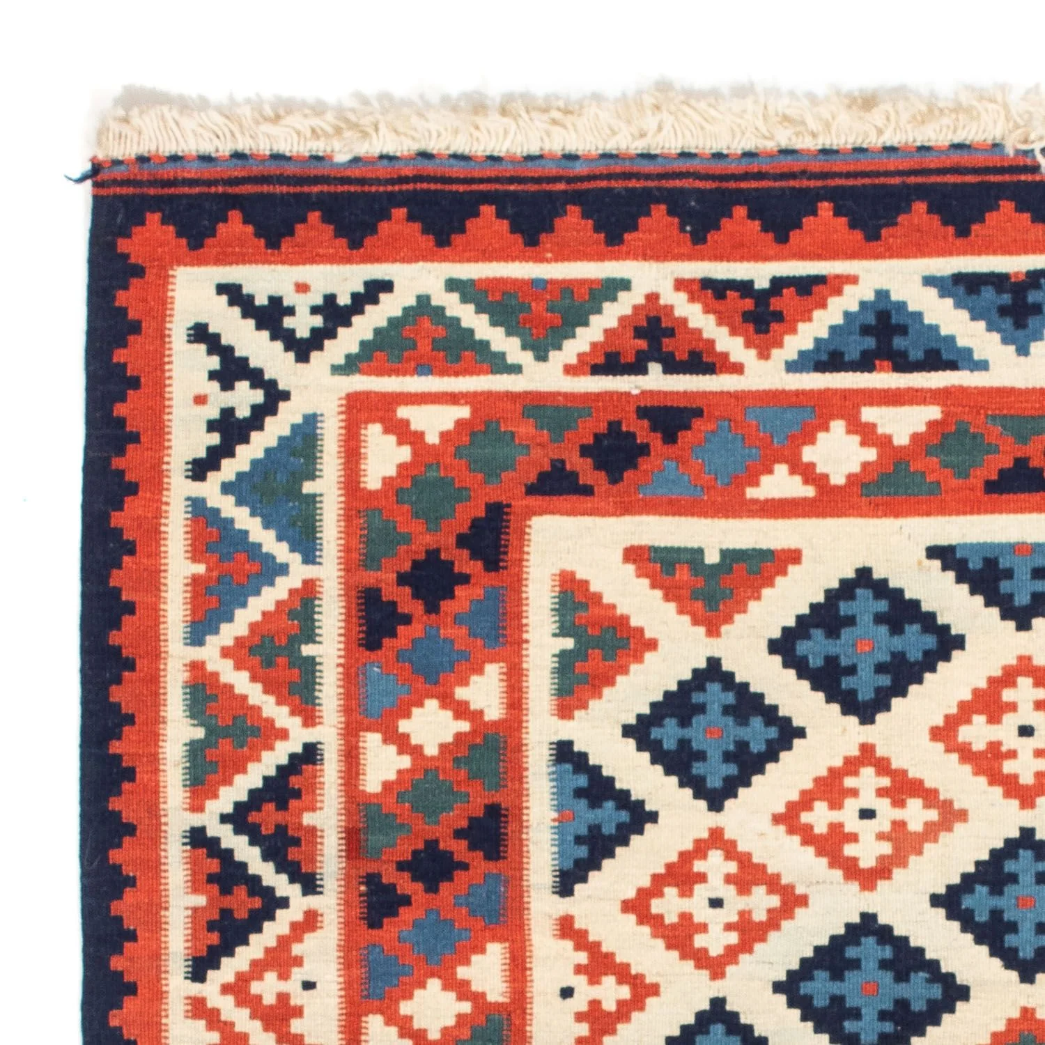 Kelim Teppich - Oriental 110 x 104 cm - rost - Image 3