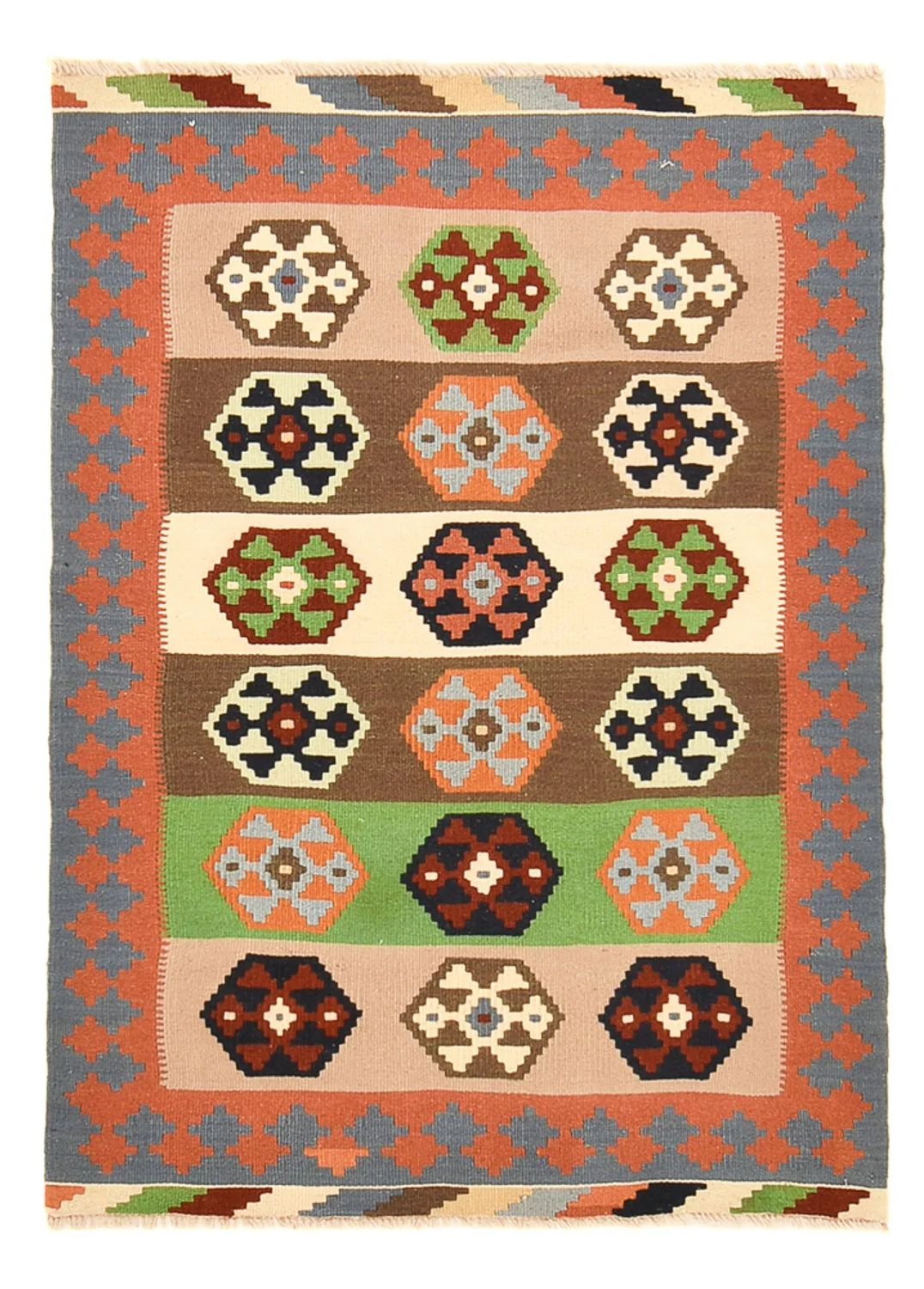 Kelim Fars Teppich 137x100cm