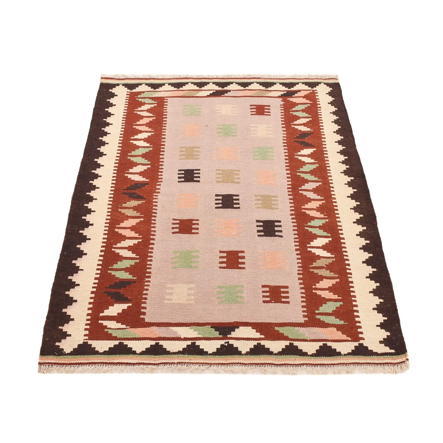 Kelim Fars Teppich 142x102cm - Image 5