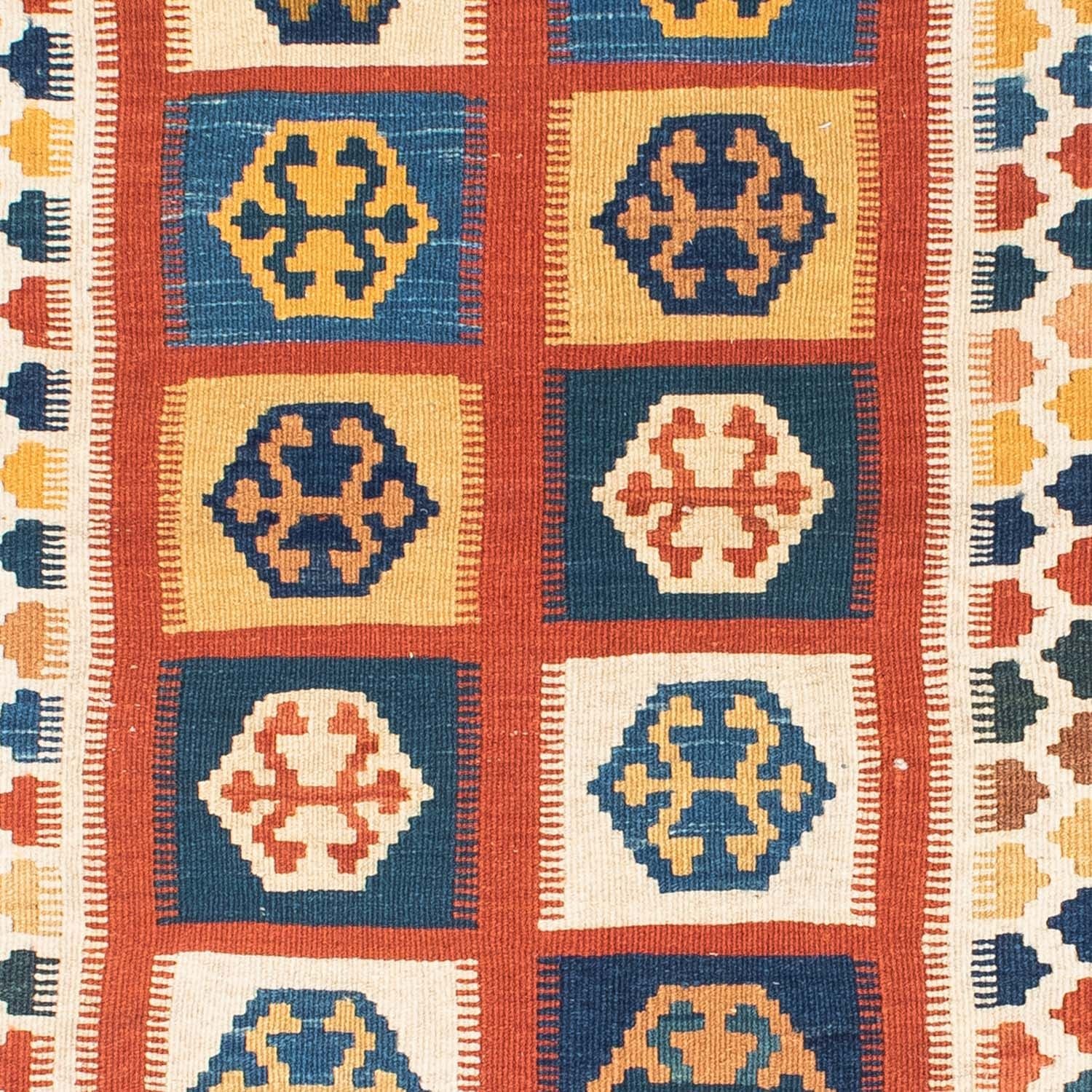 Kelim Teppich - Oriental 145 x 100 cm - blau - Image 2