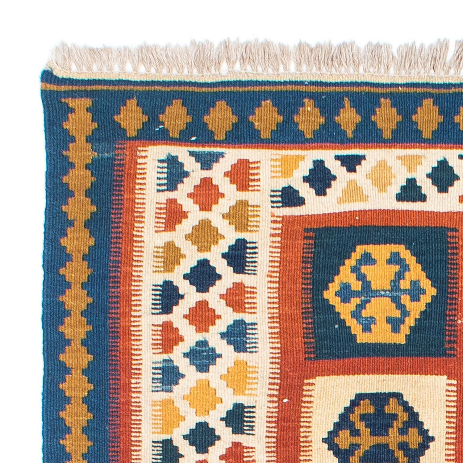 Kelim Teppich - Oriental 145 x 100 cm - blau - Image 3