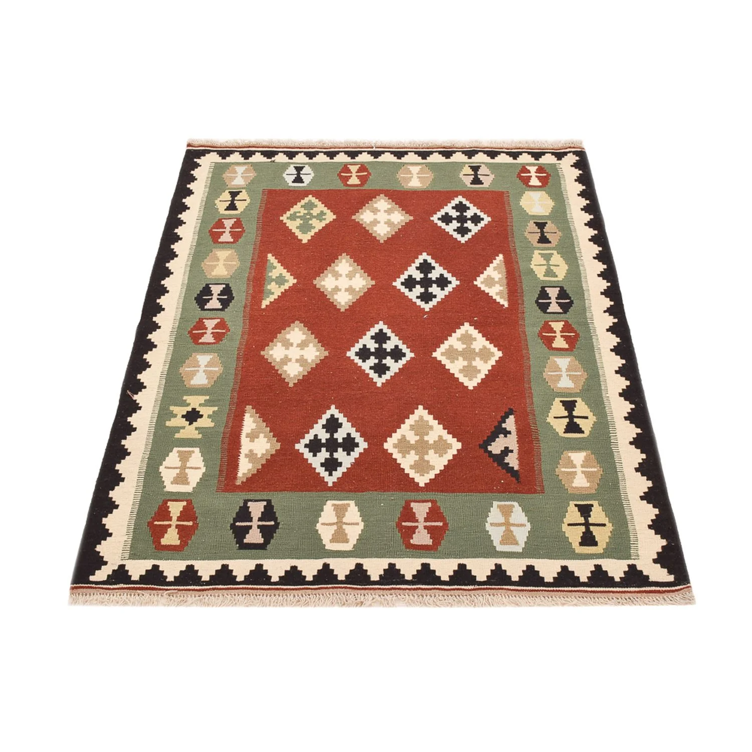 Kelim Fars Teppich 146x110cm - Image 5