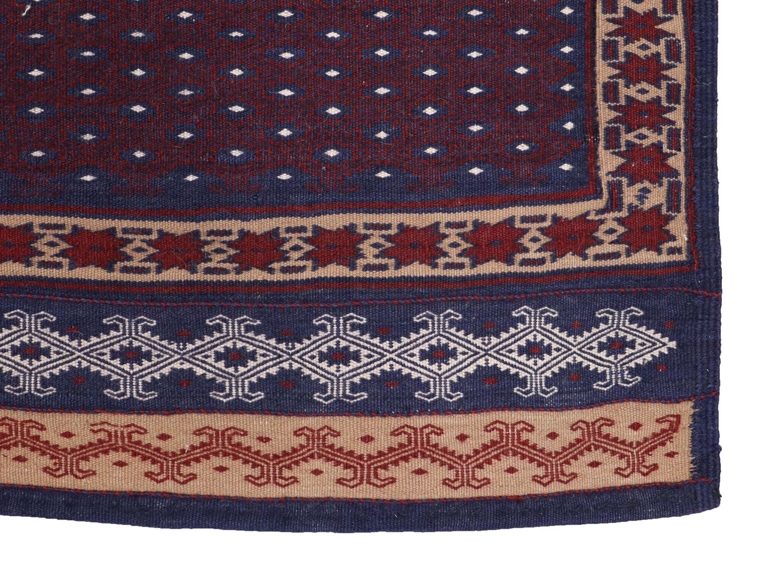 Kelim Teppich - Oriental 146 x 135 cm - blau - Image 3