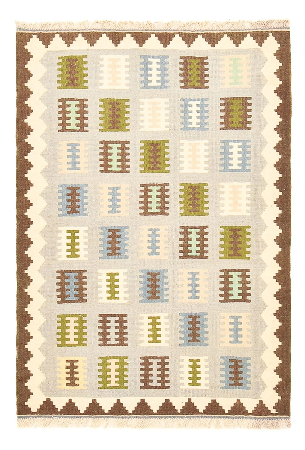 Kelim Teppich - Oriental - 147 x 100 cm - mehrfarbig