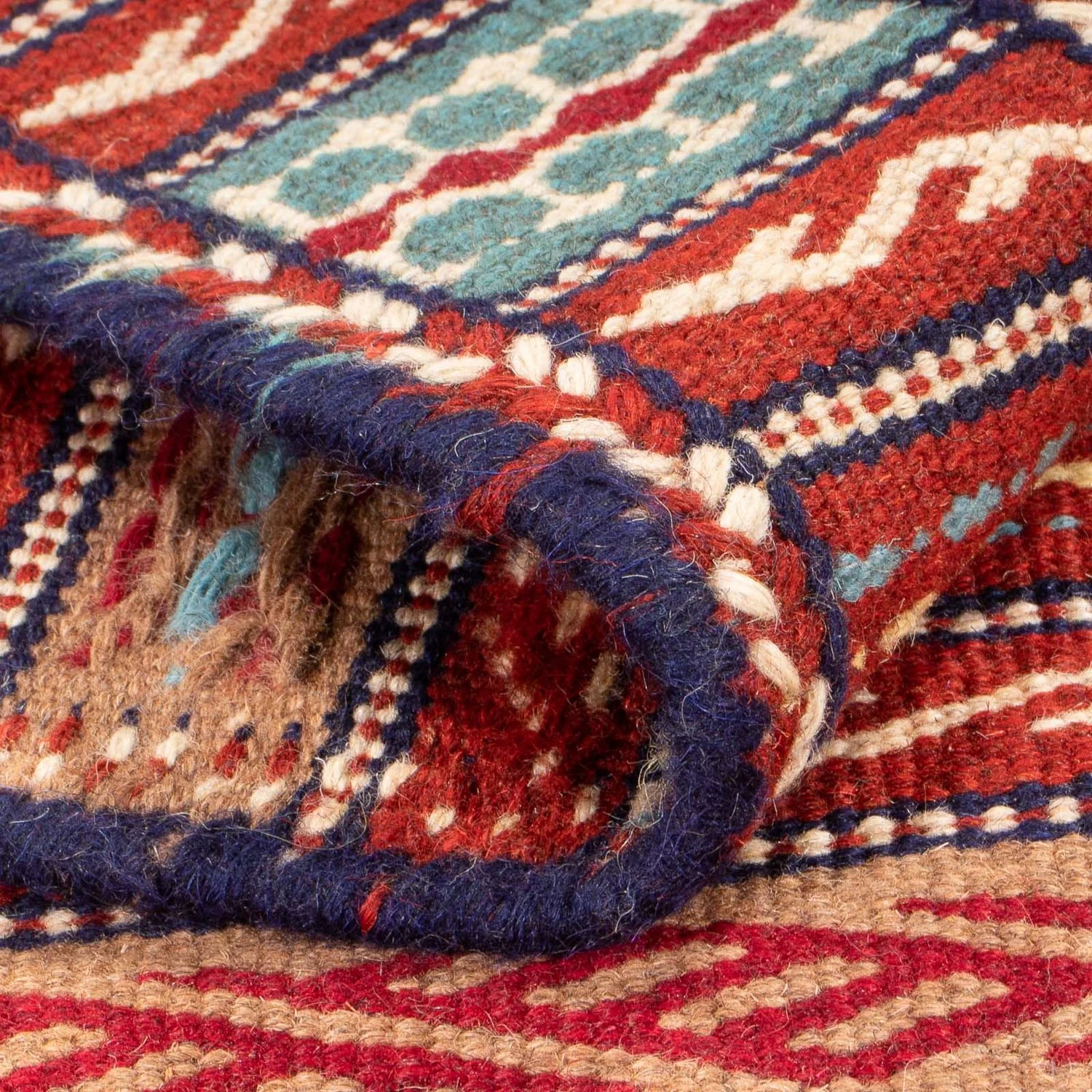Kelim Teppich - Oriental - 150 x 100 cm - mehrfarbig - Image 4
