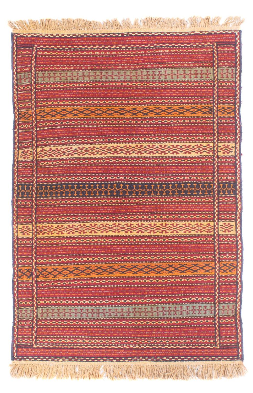 Kelim Teppich - Oriental - 150 x 100 cm - mehrfarbig