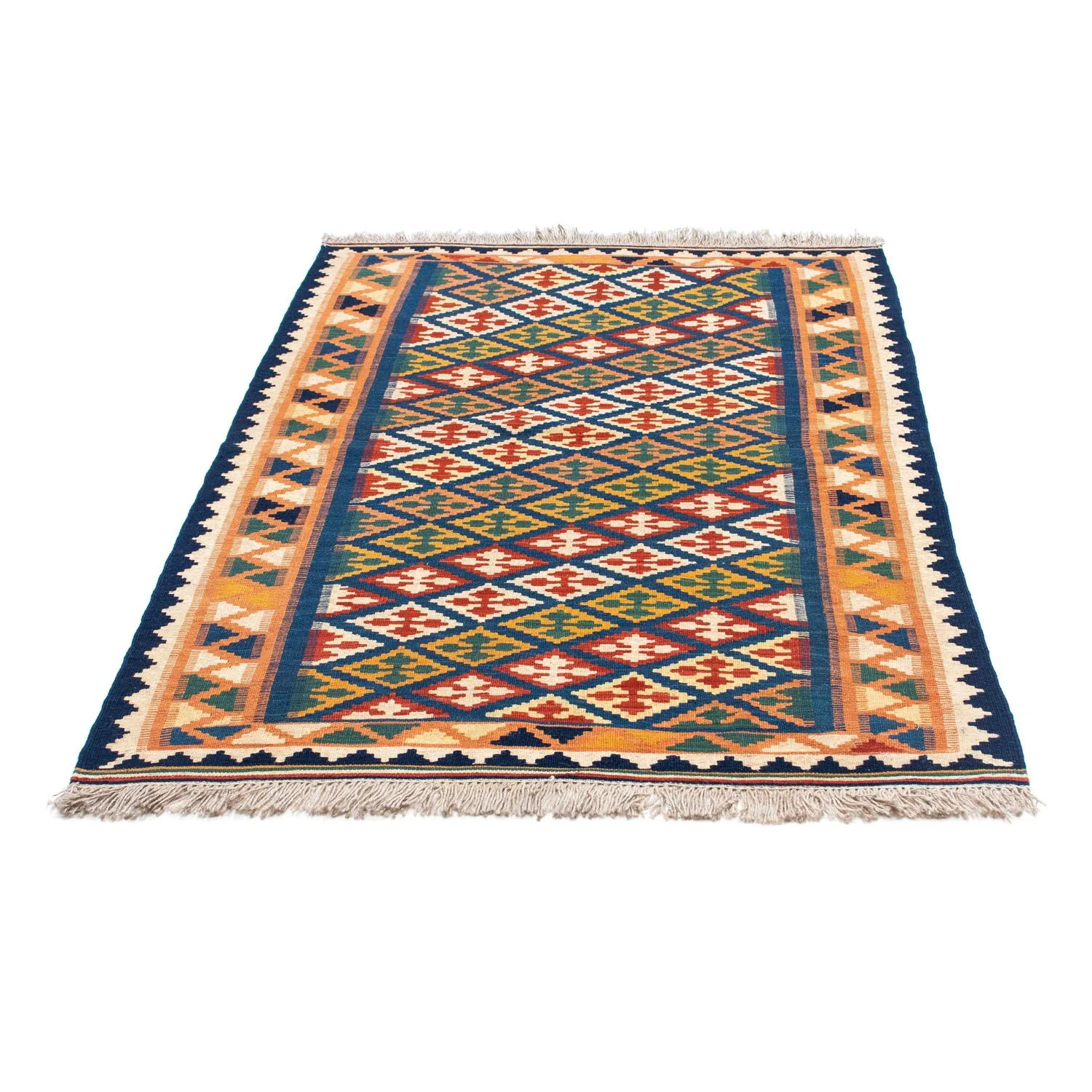 Kelim Teppich - Oriental 156 x 110 cm - blau - Image 5