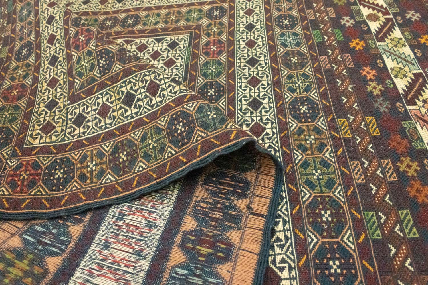 Kelim Afghan Teppich 157x100cm - Image 4