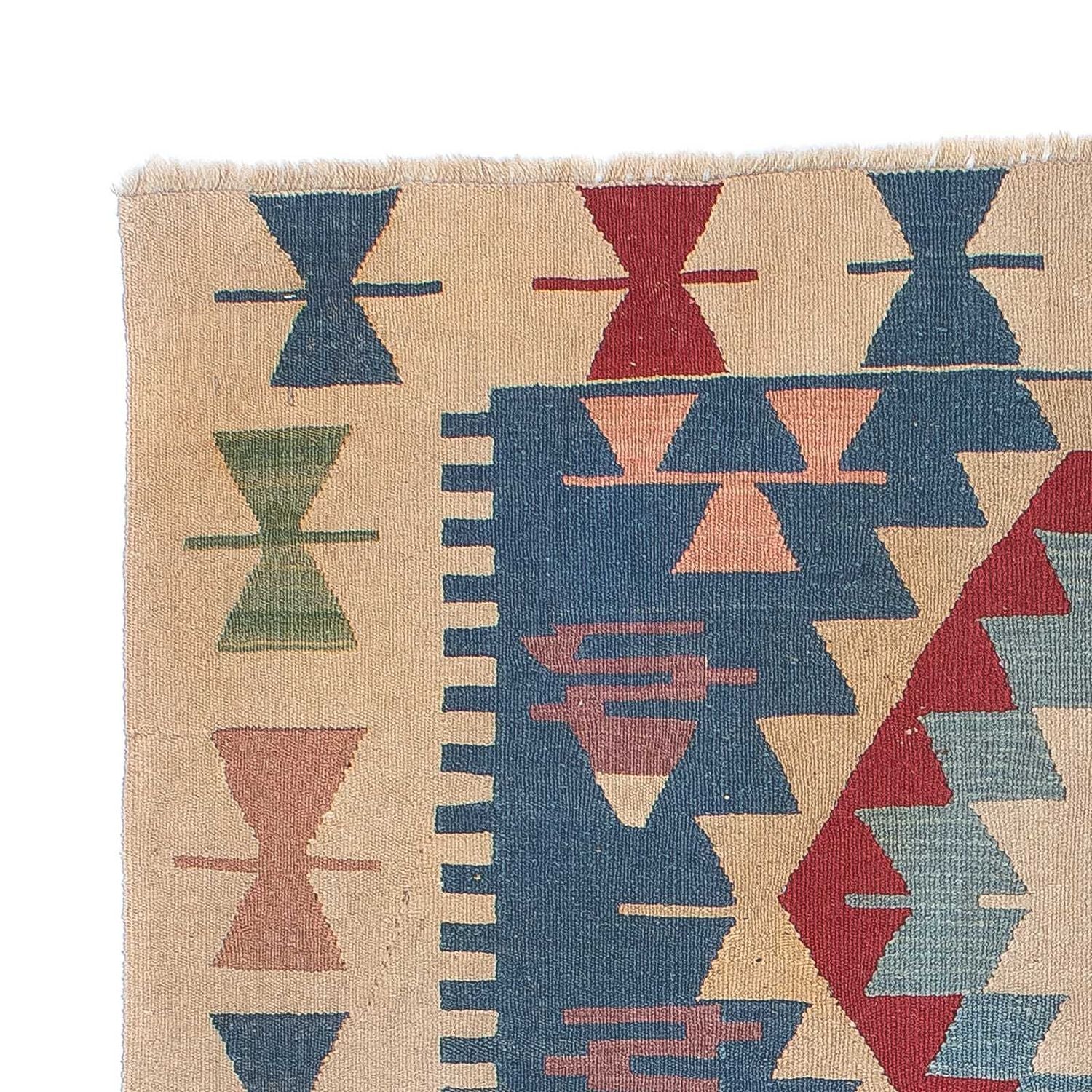 Kelim Teppich - Oriental 160 x 115 cm - blau - Image 3