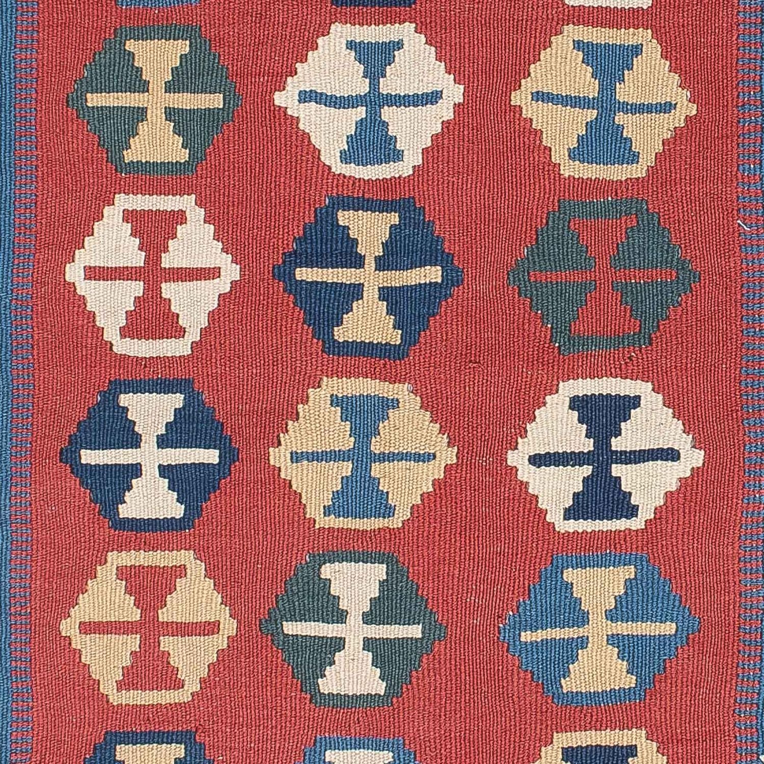 Kelim Teppich - Oriental 167 x 113 cm - blau - Image 2