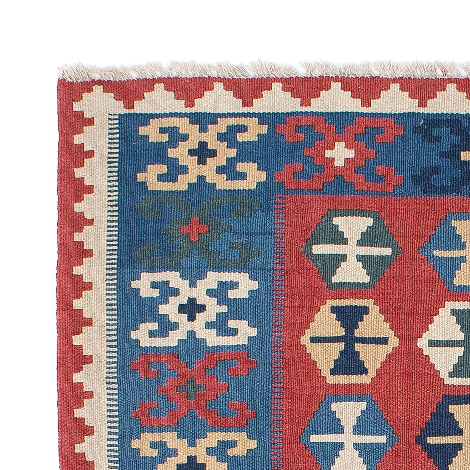 Kelim Teppich - Oriental 167 x 113 cm - blau - Image 3