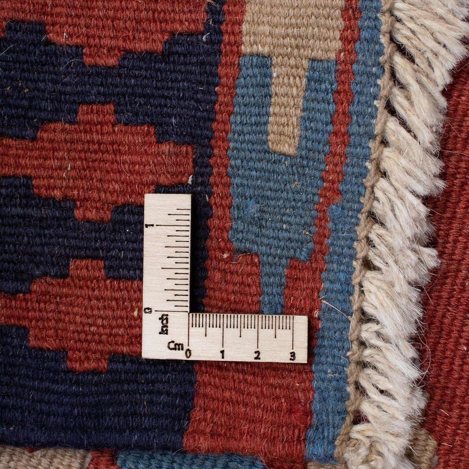 Kelim Teppich - Oriental 170 x 114 cm - dunkelrot - Image 6