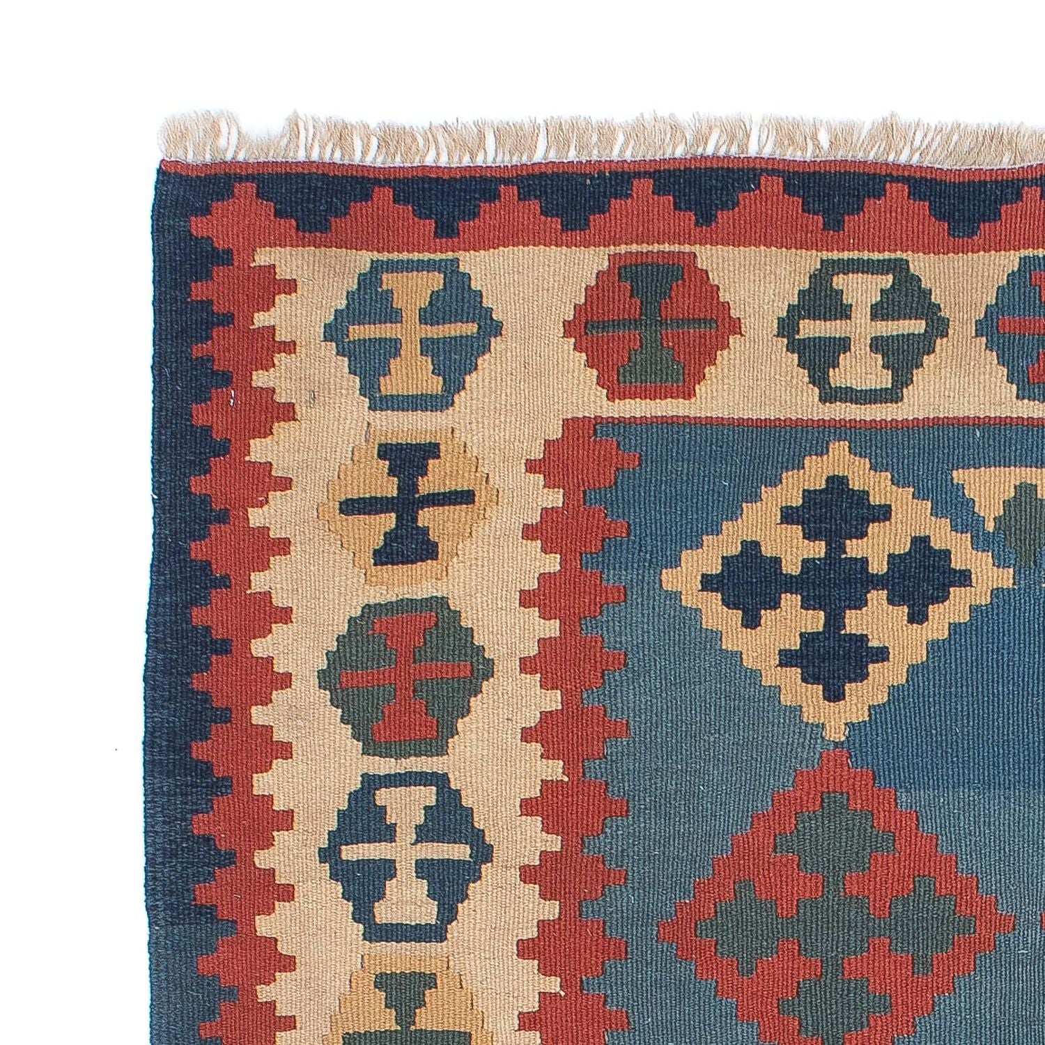 Kelim Teppich - Oriental 171 x 118 cm - blau - Image 3