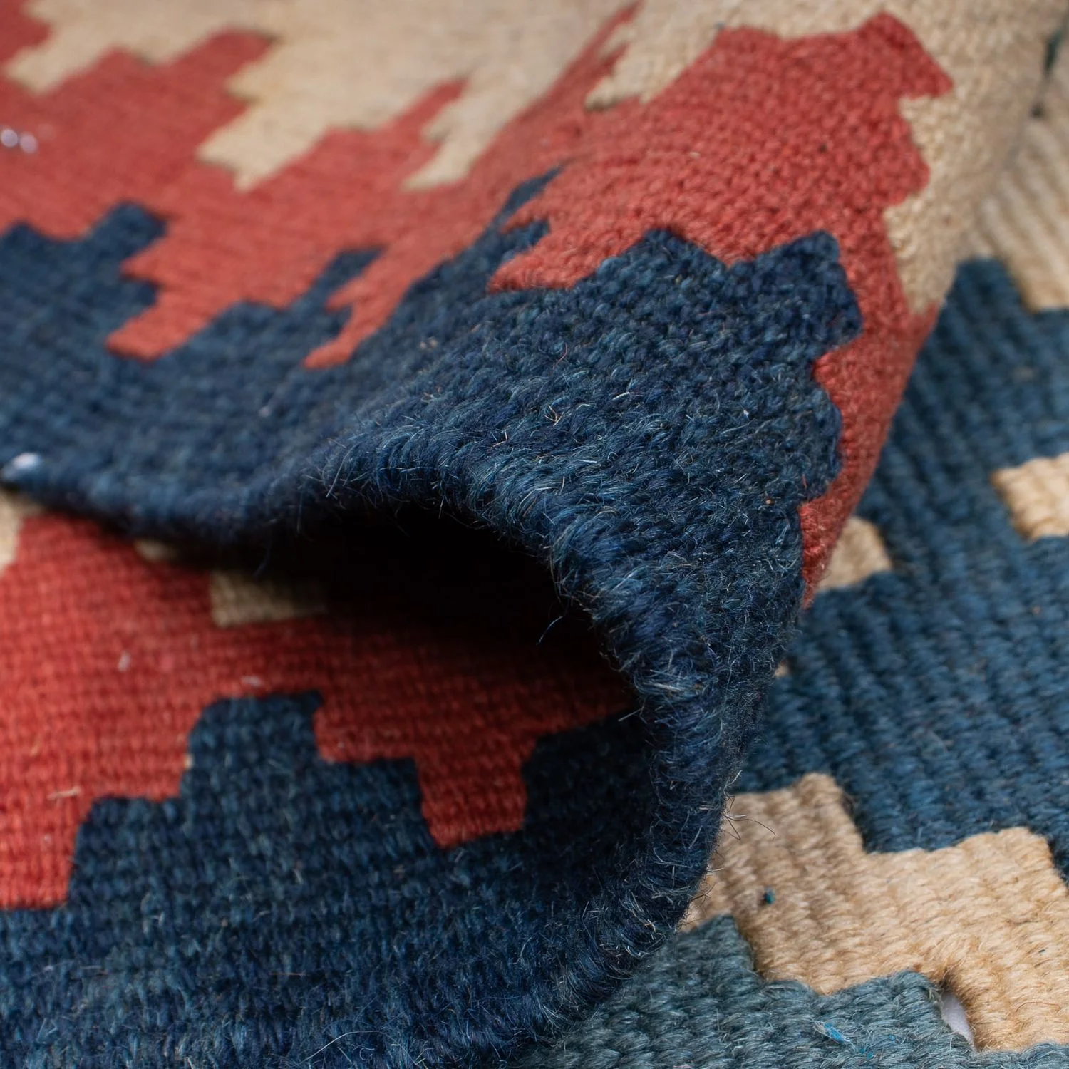 Kelim Teppich - Oriental 171 x 118 cm - blau - Image 4