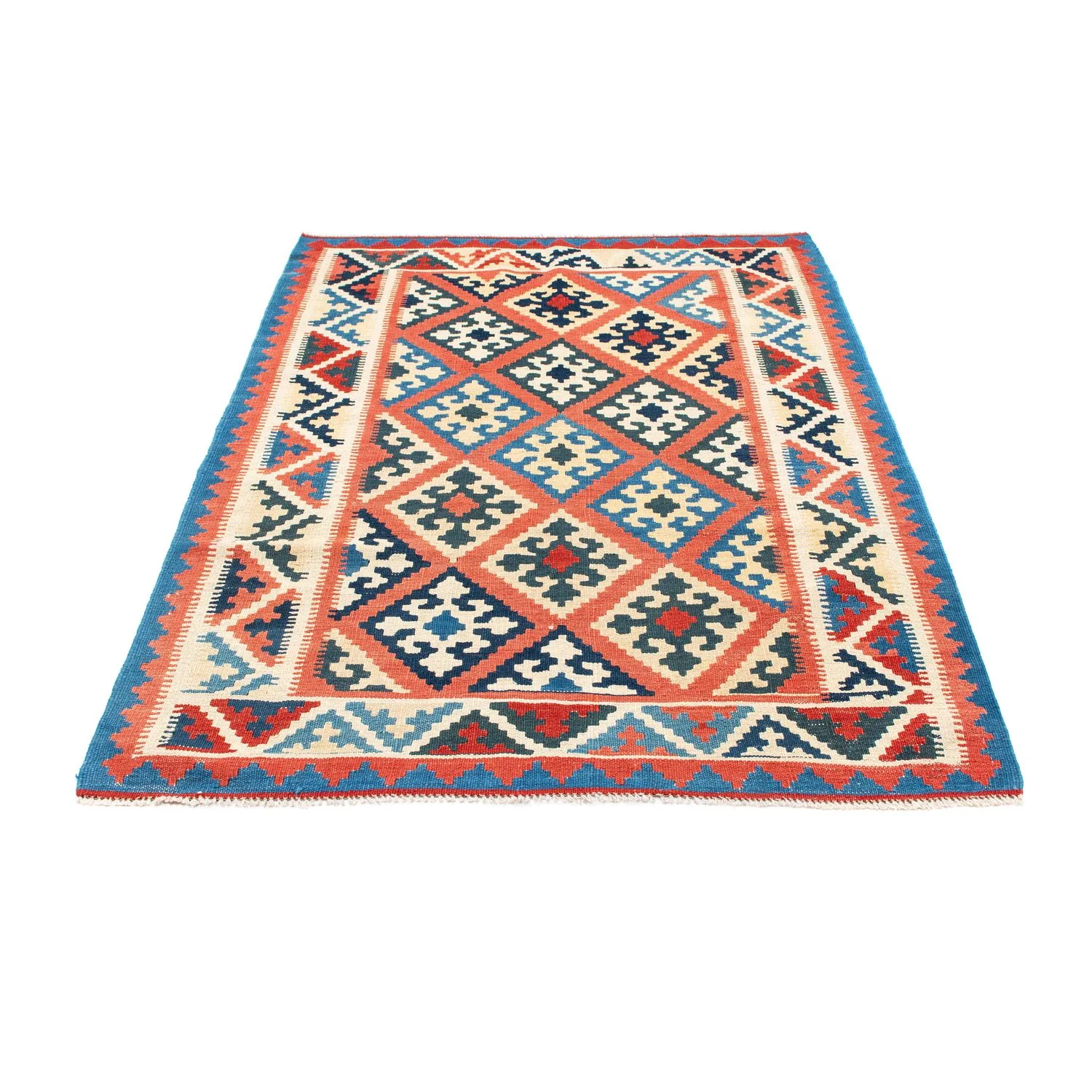 Kelim Teppich - Oriental 171 x 123 cm - hellrot - Image 5