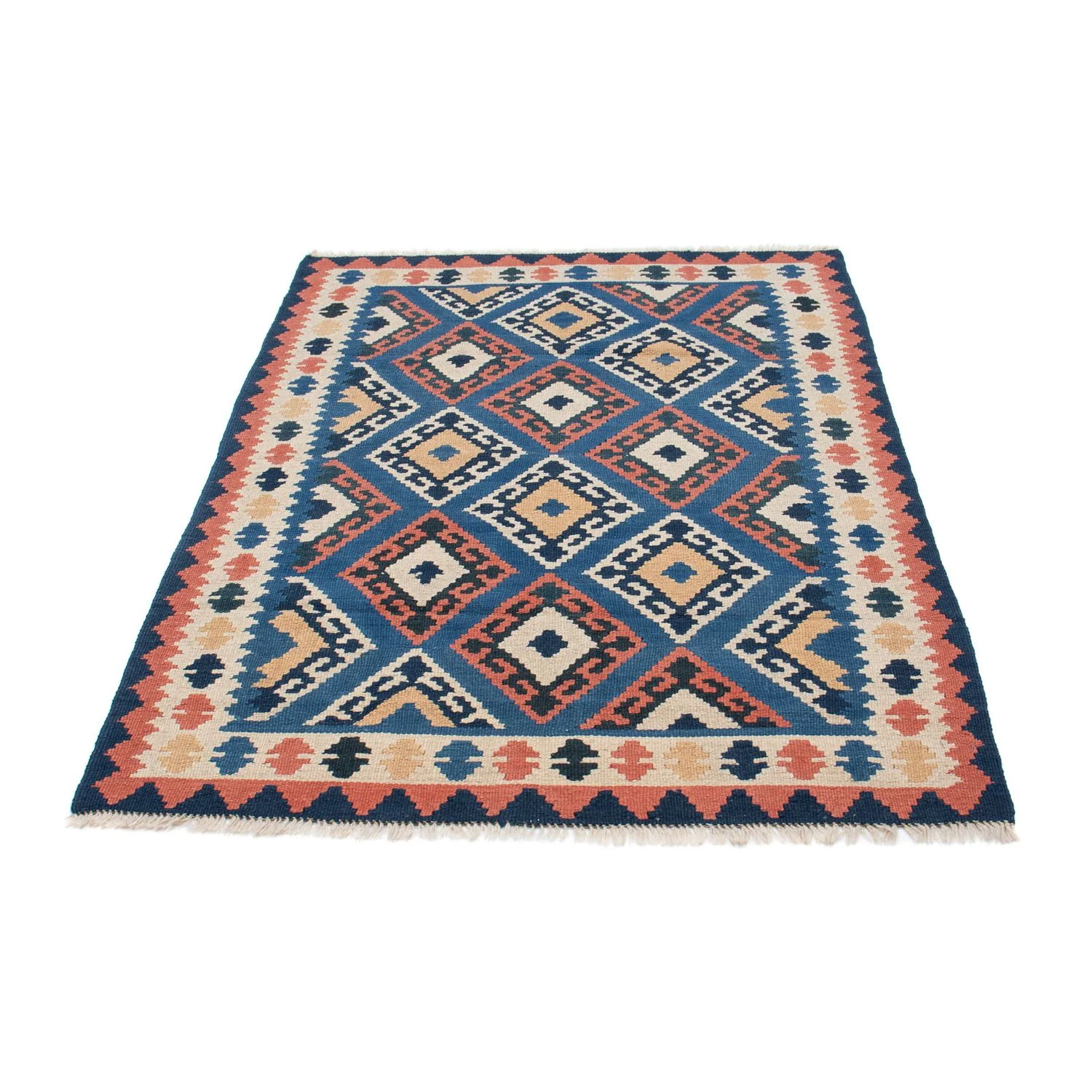 Kelim Teppich - Oriental 172 x 115 cm - blau - Image 5