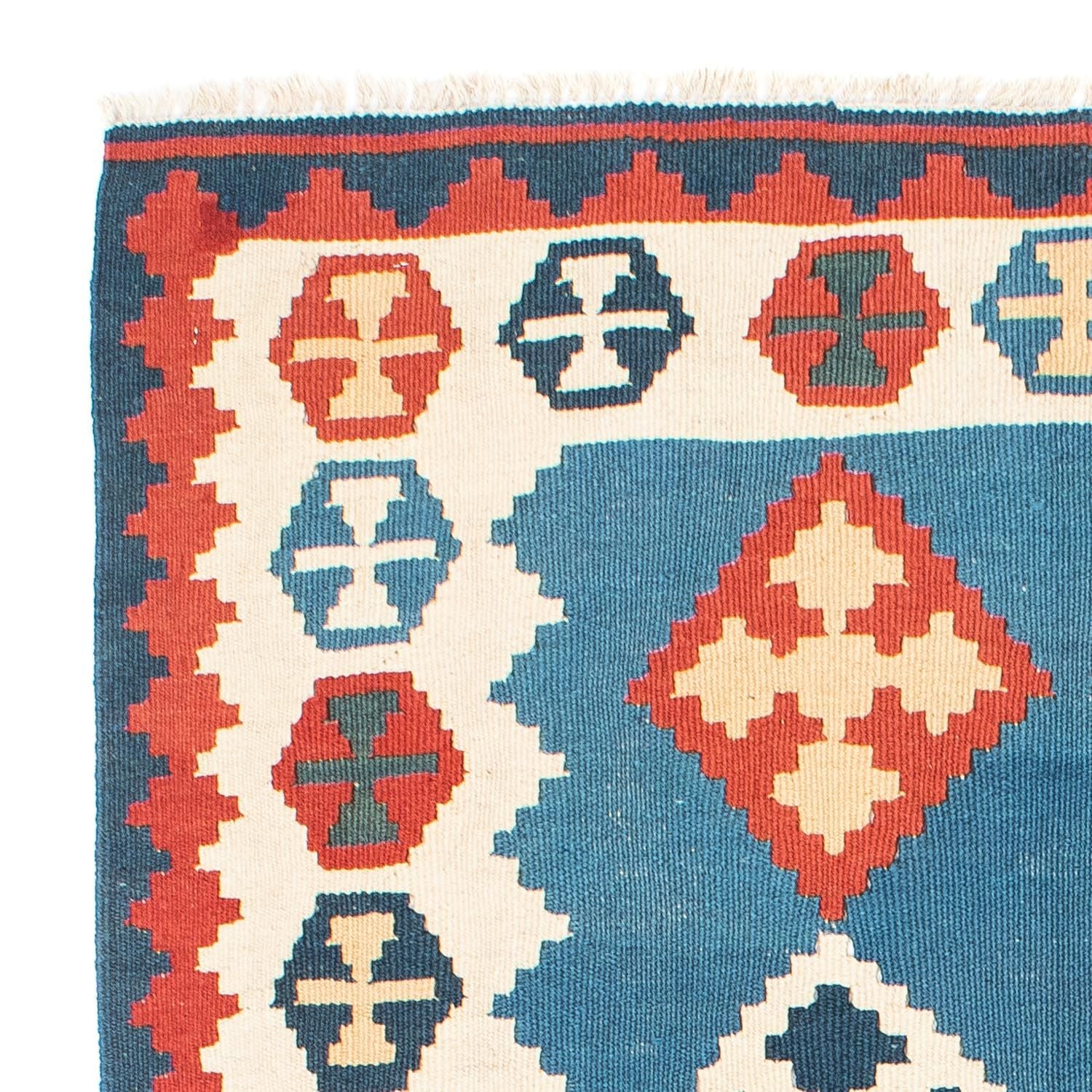 Kelim Teppich - Oriental 177 x 117 cm - blau - Image 2