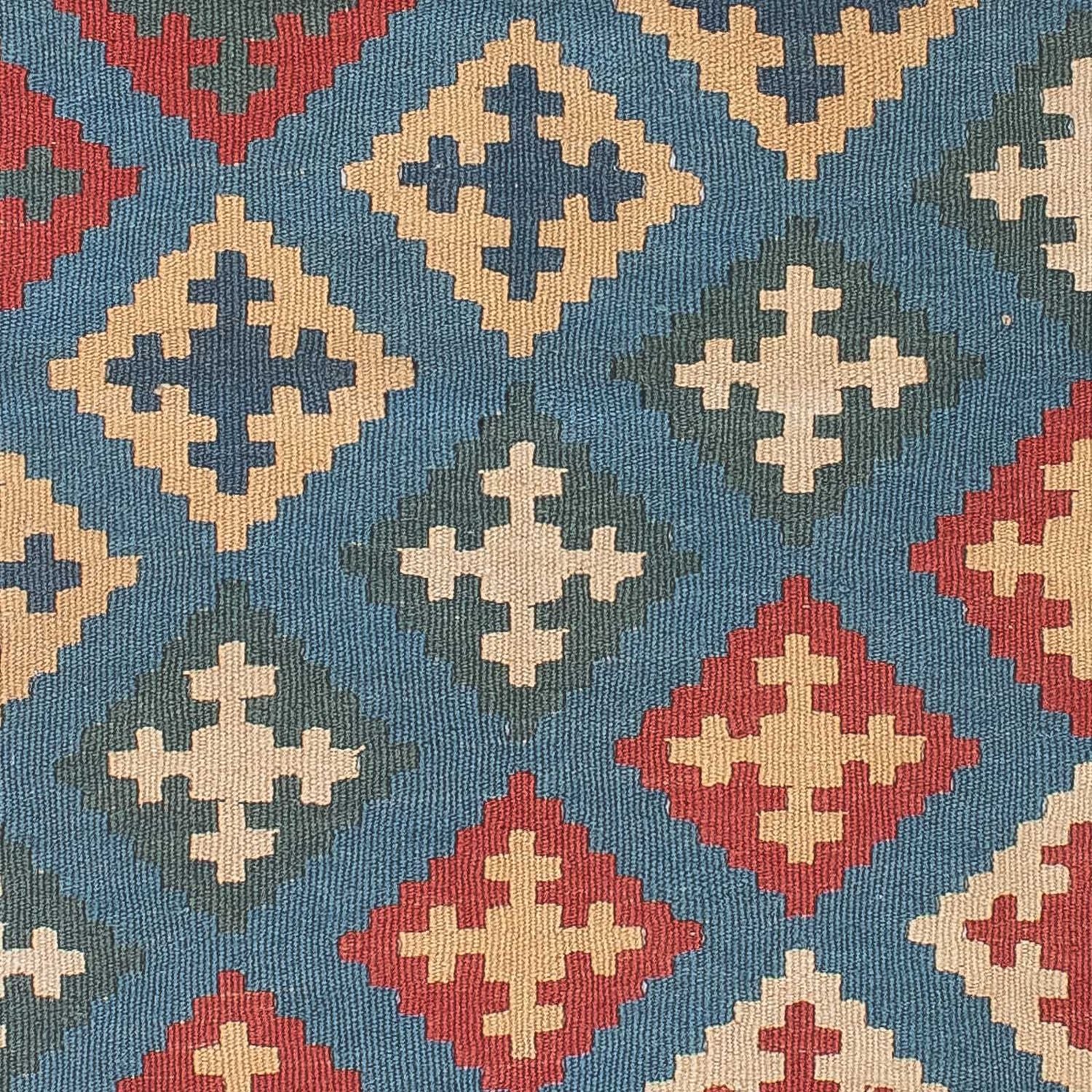 Kelim Teppich - Oriental 178 x 128 cm - blau - Image 2