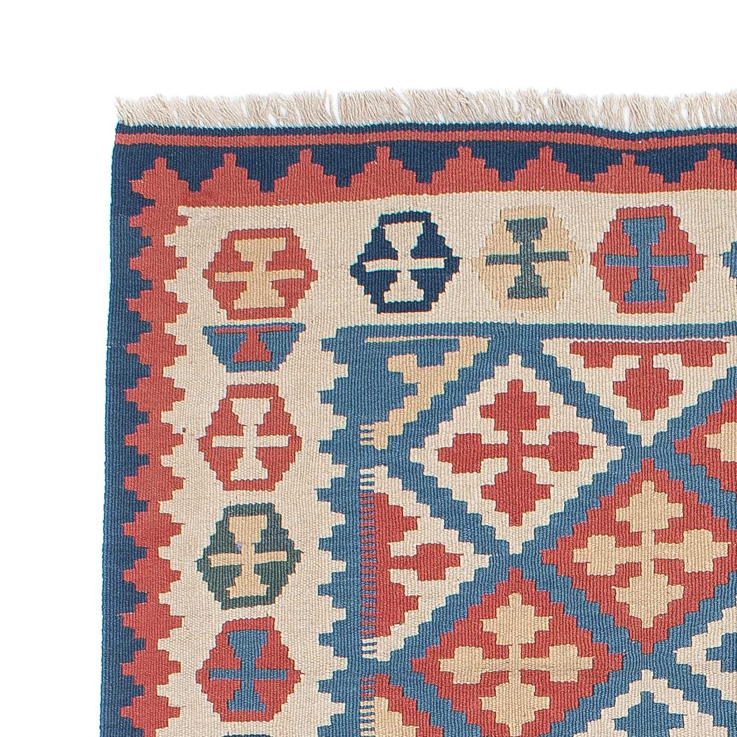 Kelim Teppich - Oriental 180 x 118 cm - blau - Image 3