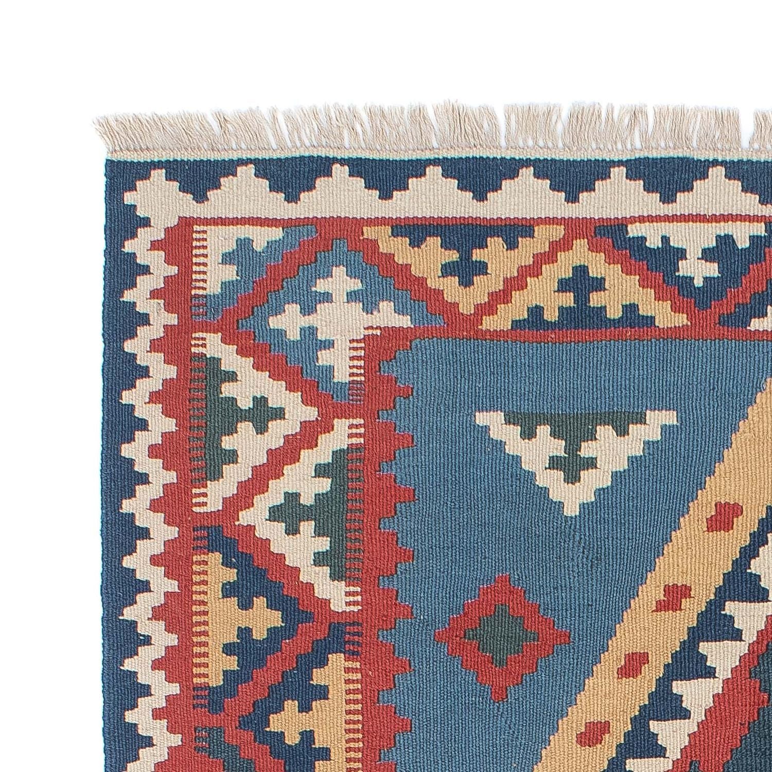 Kelim Teppich - Oriental 183 x 121 cm - blau - Image 3