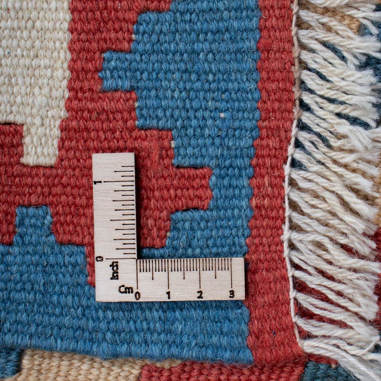 Kelim Teppich - Oriental 183 x 124 cm - blau - Image 6