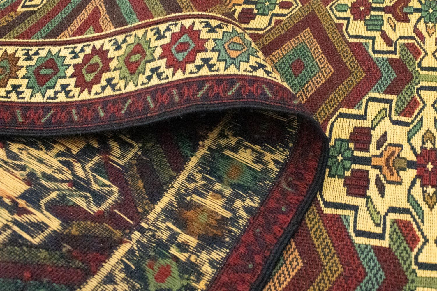 Kelim Afghan Teppich 184x72cm - Image 4