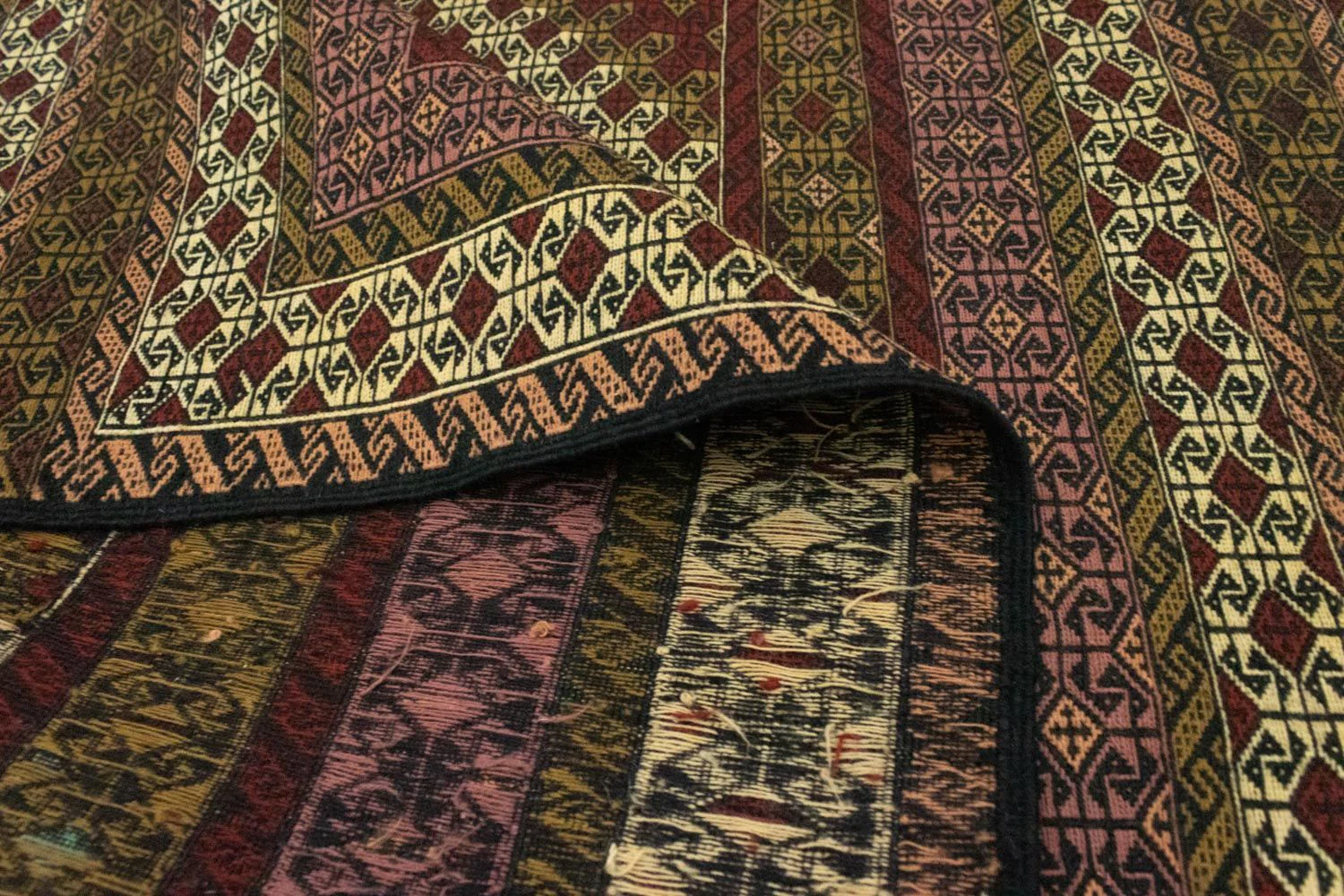 Kelim Afghan Teppich 185x132cm - Image 4