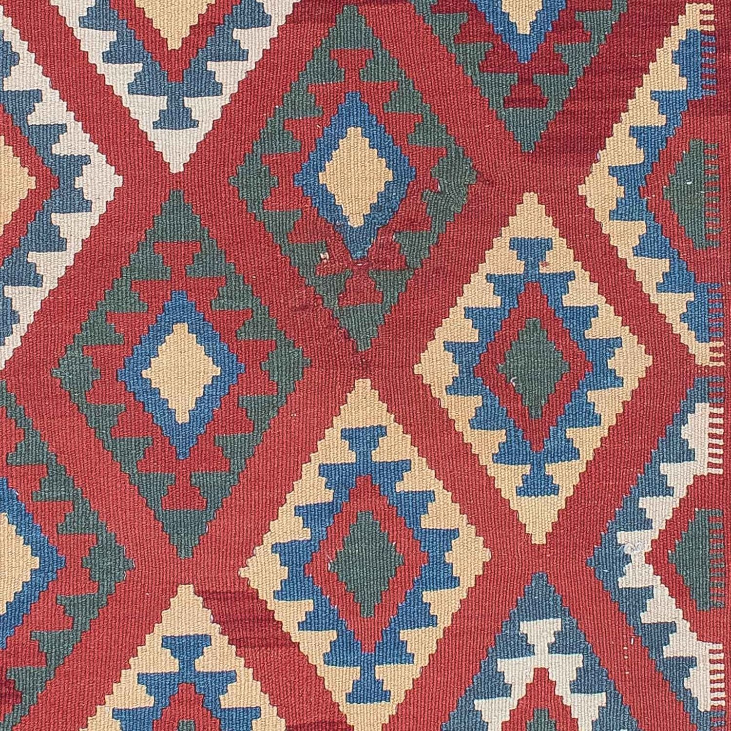 Kelim Teppich - Oriental 186 x 125 cm - dunkelrot - Image 2