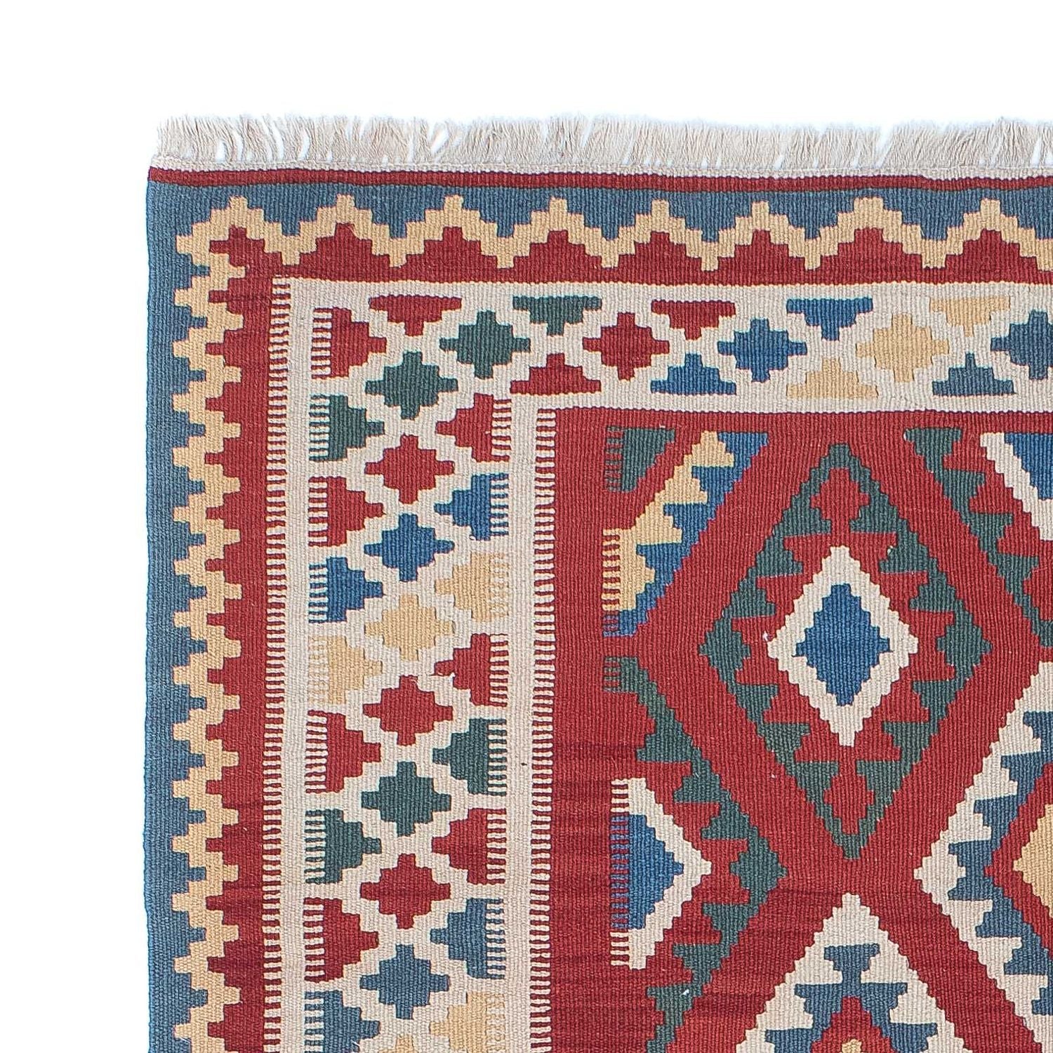 Kelim Teppich - Oriental 186 x 125 cm - dunkelrot - Image 3