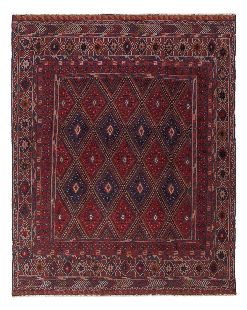 Kelim Afghan Teppich 187x145cm