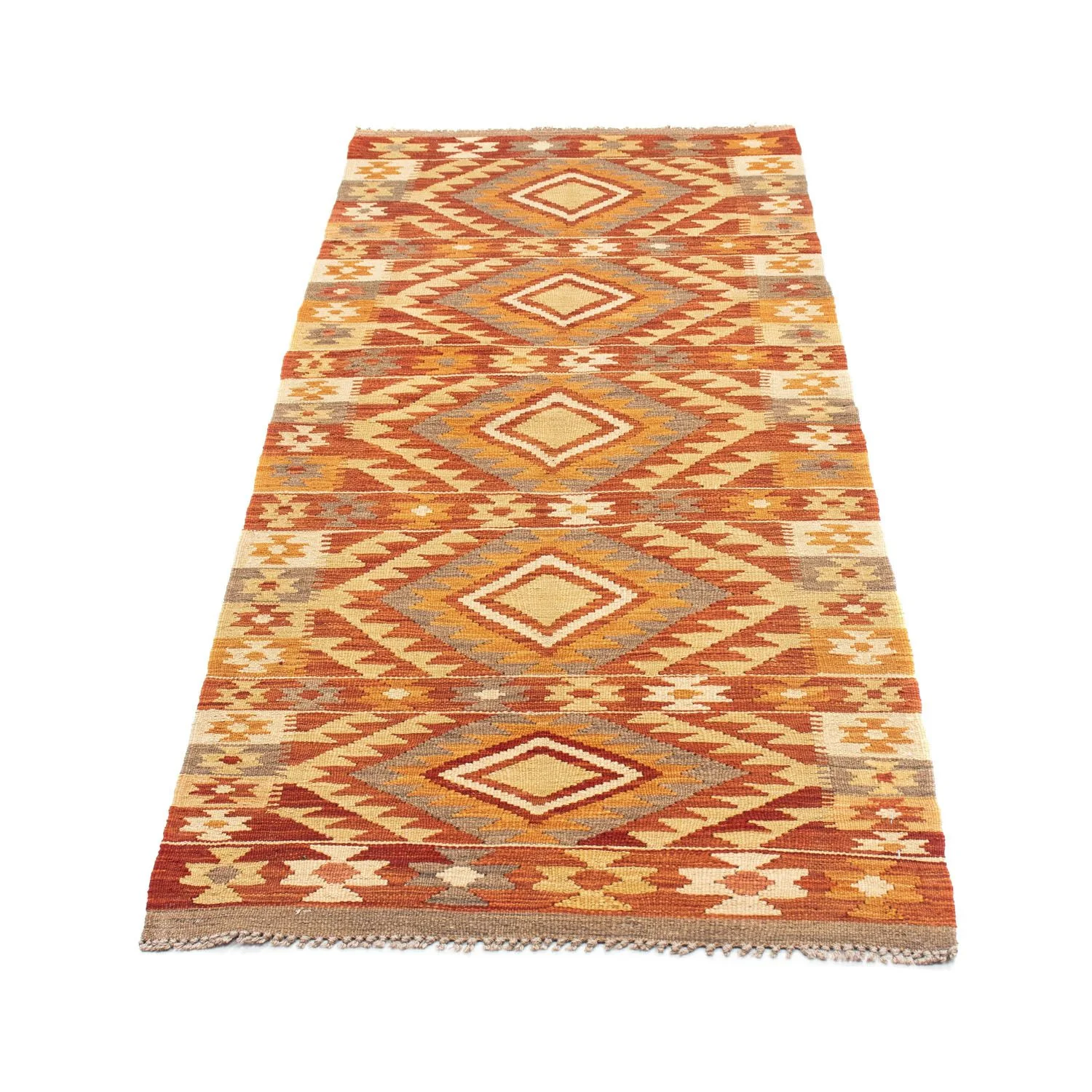 Kelim Teppich - Oriental 187 x 72 cm - rost - Image 5