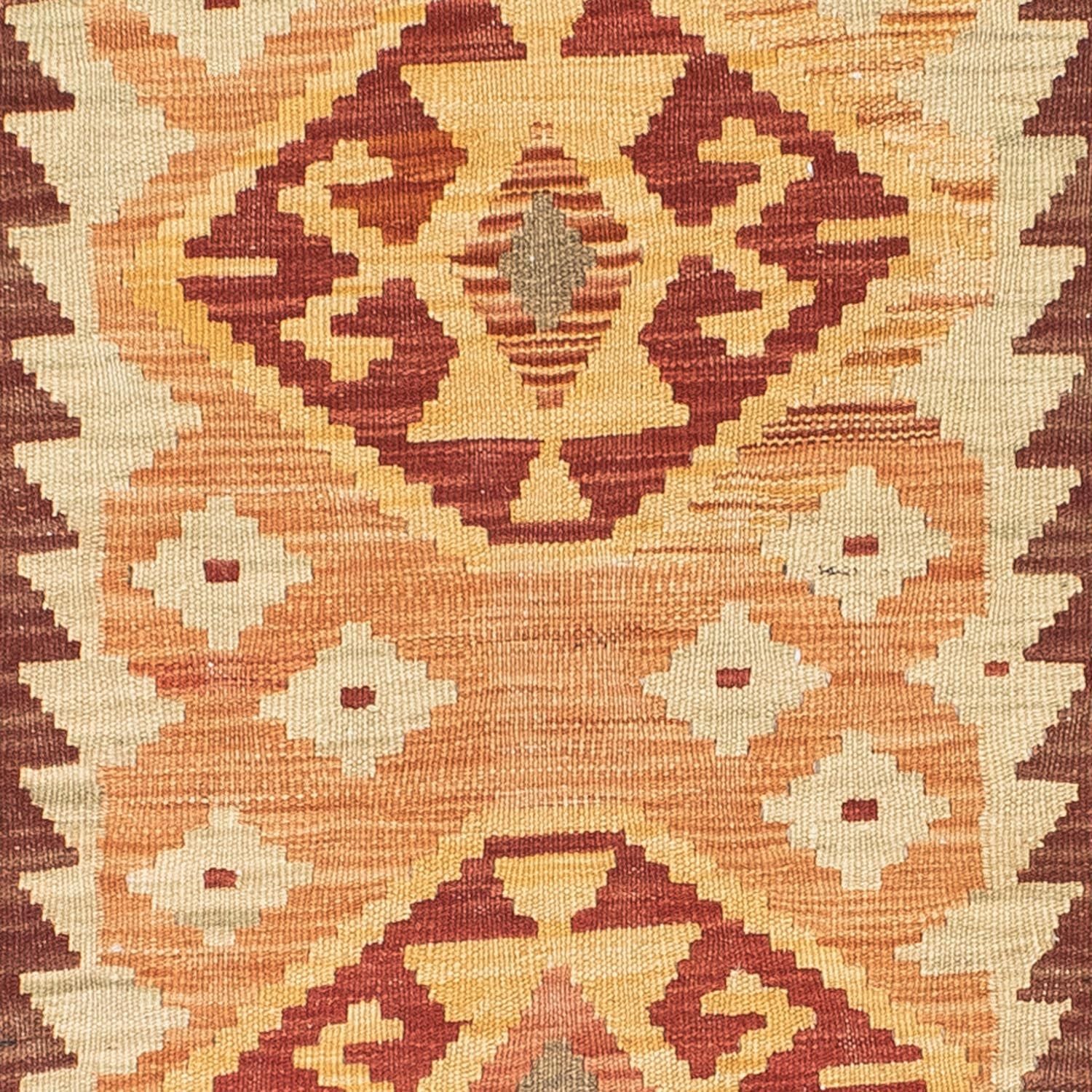 Kelim Teppich - Oriental 189 x 75 cm - hellbraun - Image 2