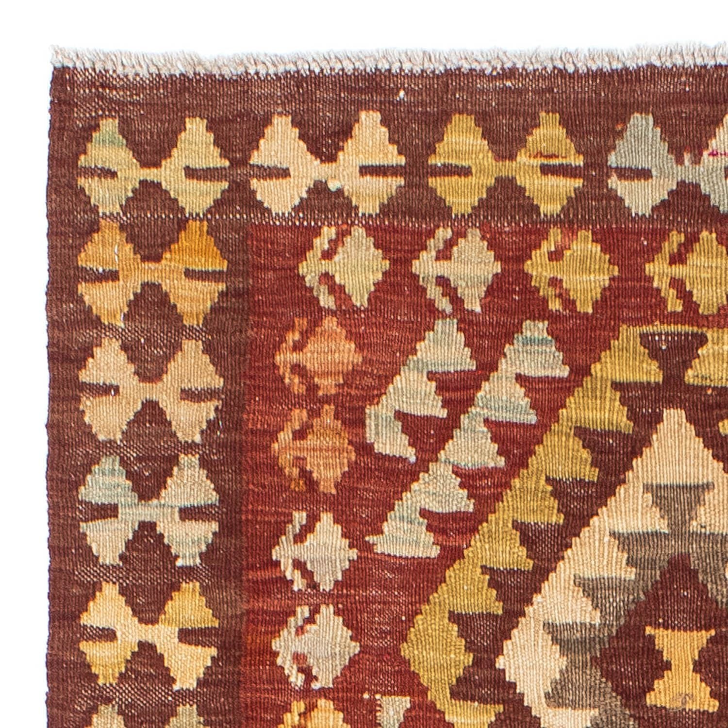 Kelim Teppich - Oriental 189 x 78 cm - dunkelrot - Image 3