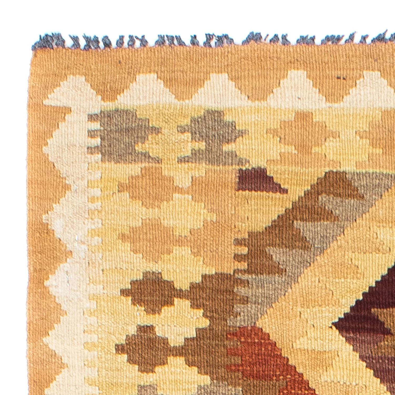 Kelim Teppich - Oriental 191 x 77 cm - hellbraun - Image 2