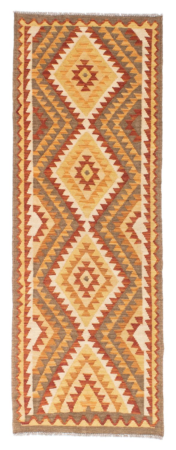 Kelim Teppich - Oriental 192 x 69 cm - hellbraun