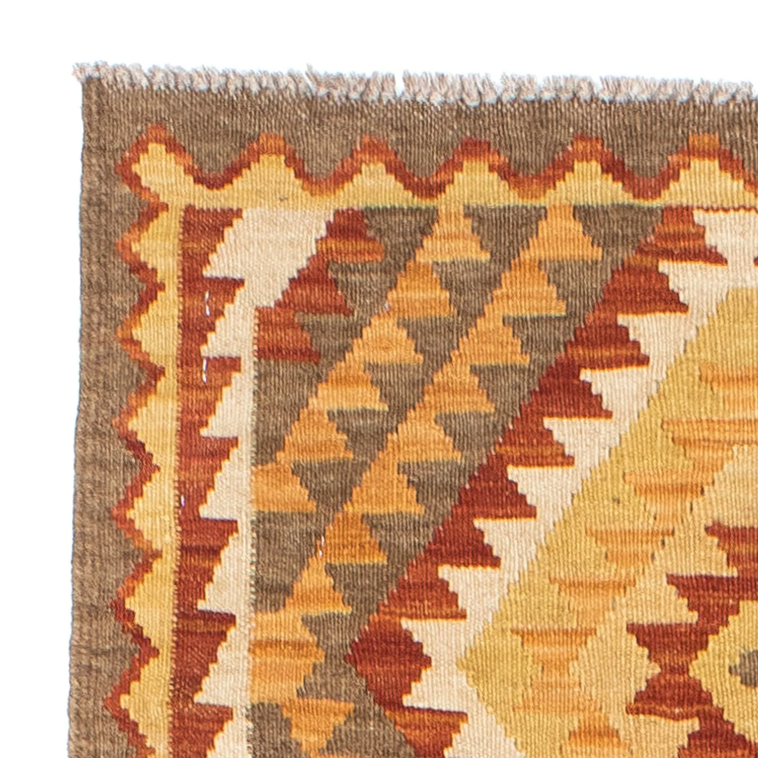 Kelim Teppich - Oriental 192 x 69 cm - hellbraun - Image 3