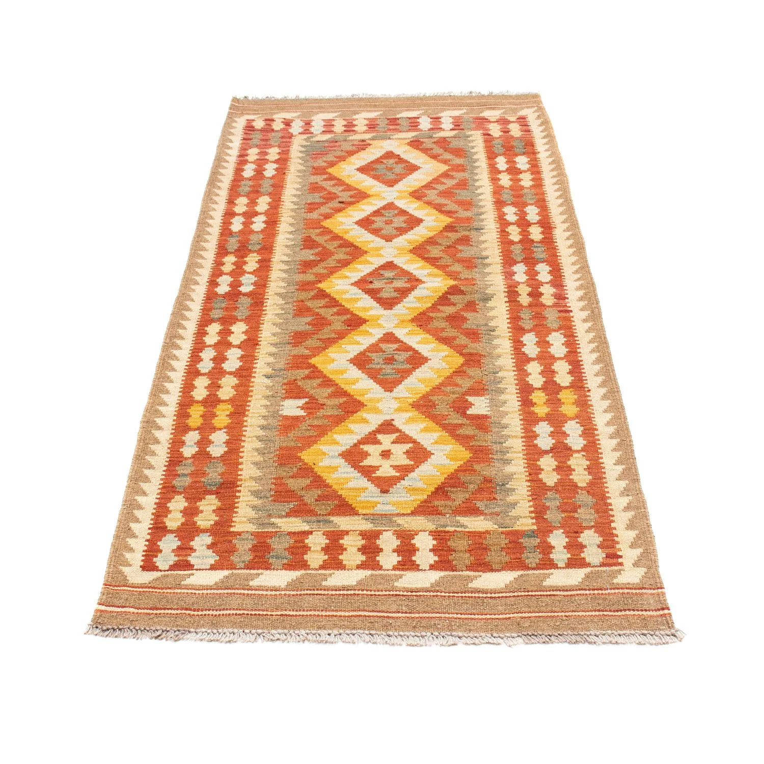 Kelim Teppich - Oriental 192 x 76 cm - rost - Image 5