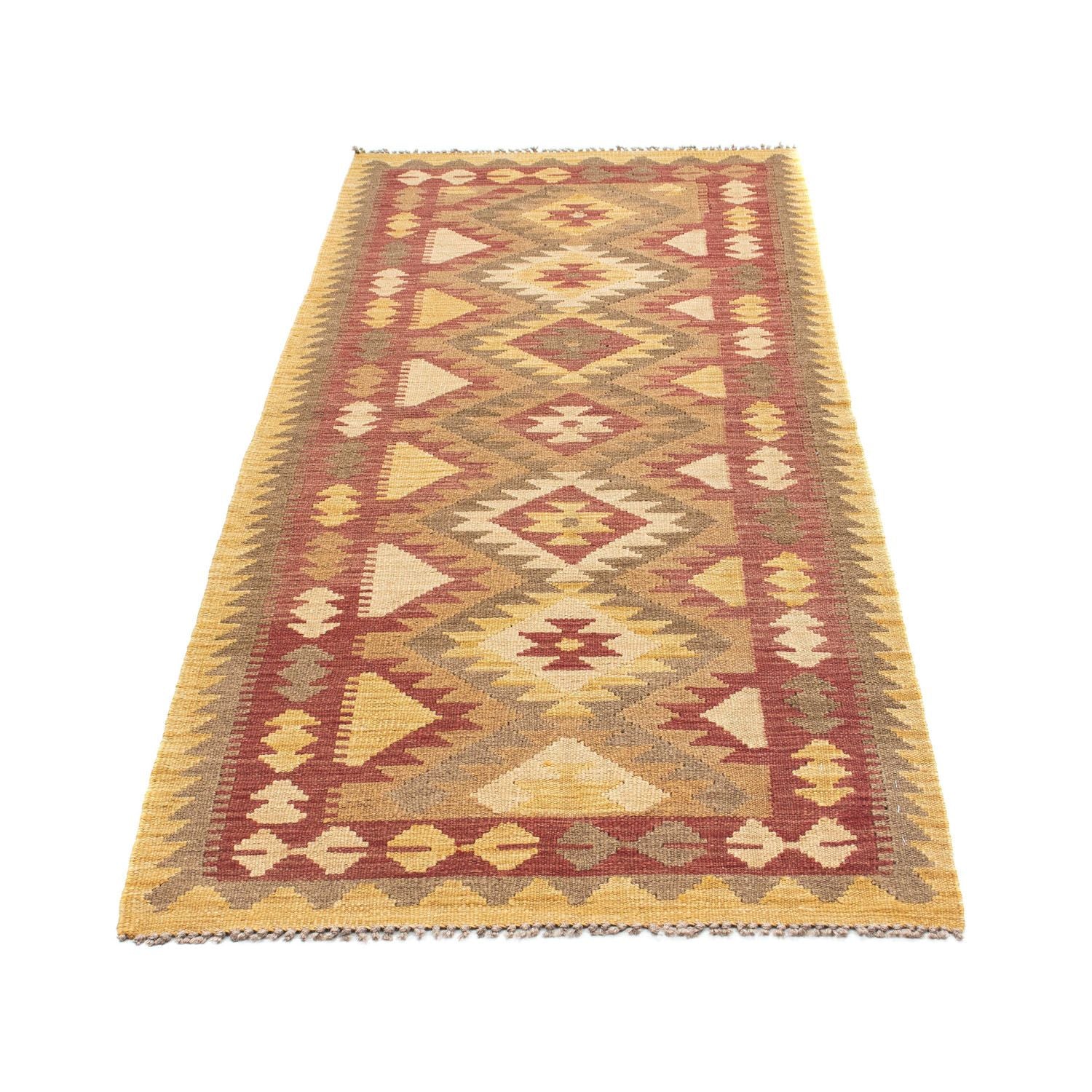 Kelim Teppich - Oriental 192 x 77 cm - hellbraun - Image 5