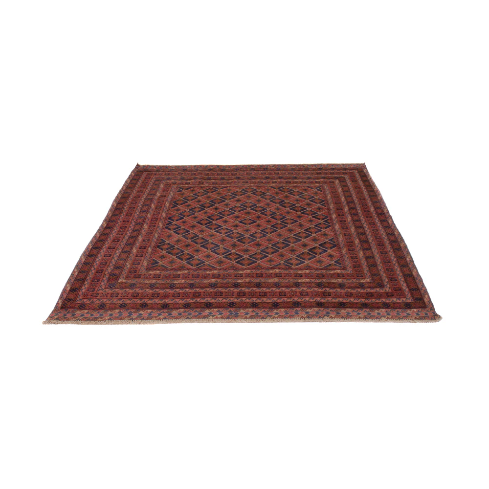 Kelim Afghan Teppich 193x159cm - Image 6