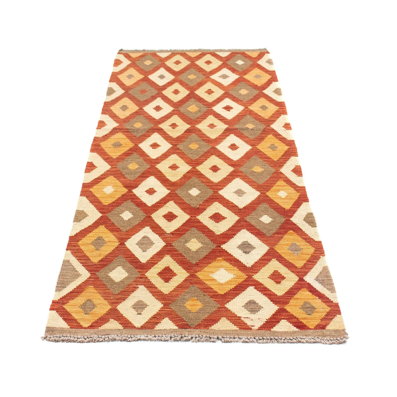 Kelim Teppich - Oriental 193 x 73 cm - rost - Image 5