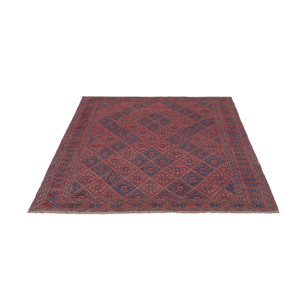 Kelim Afghan Teppich 194x159cm - Image 6