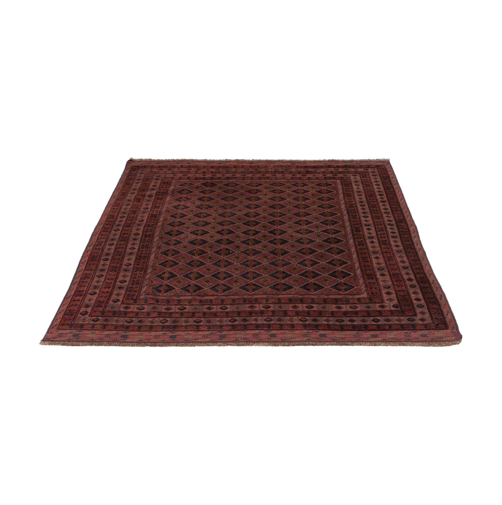 Kelim Afghan Teppich 195x148cm - Image 6