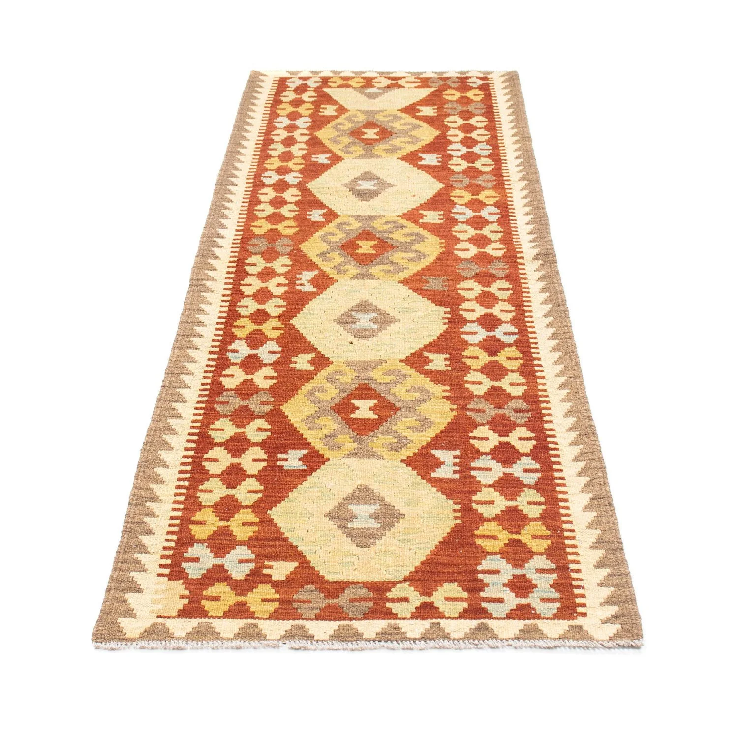 Kelim Teppich - Oriental 195 x 67 cm - rost - Image 4