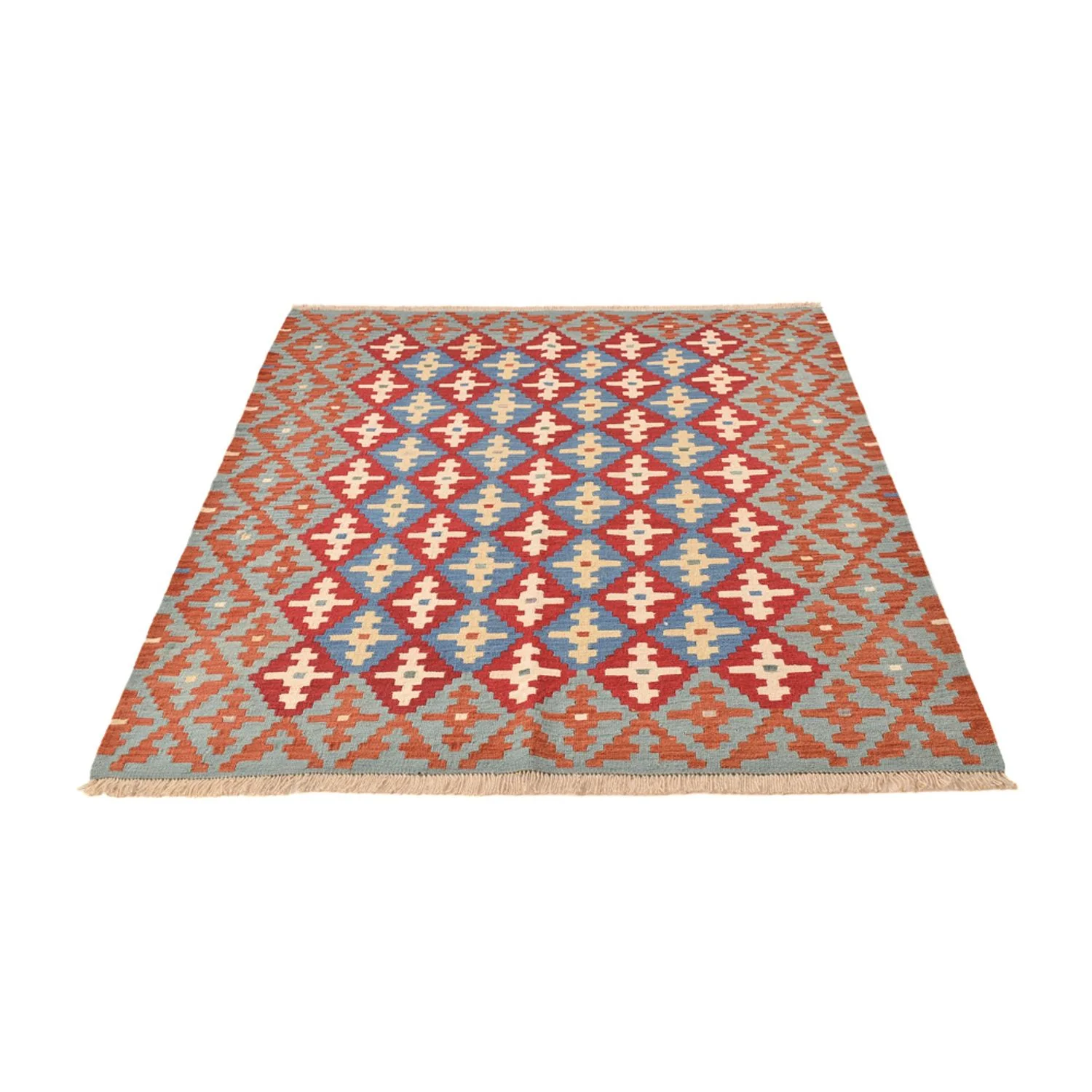 Kelim Fars Teppich 196x153cm - Image 5
