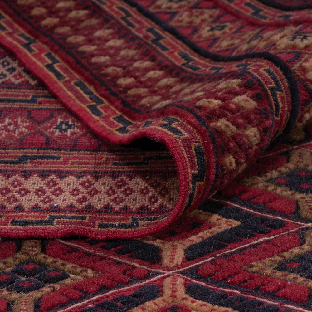Kelim Teppich - Oriental - 196 x 156 cm - dunkelrot - Image 5