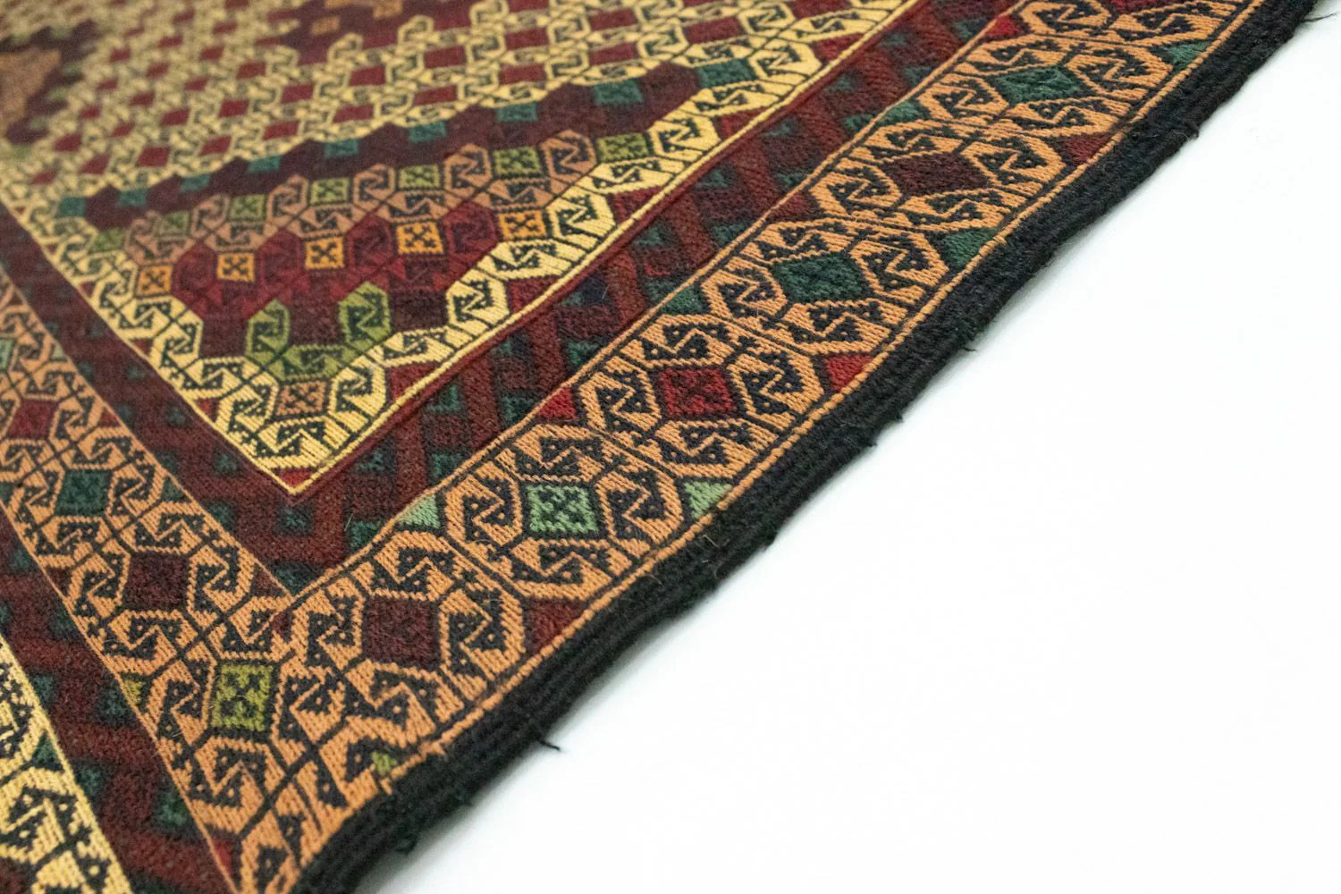 Kelim Afghan Teppich 197x131cm - Image 3