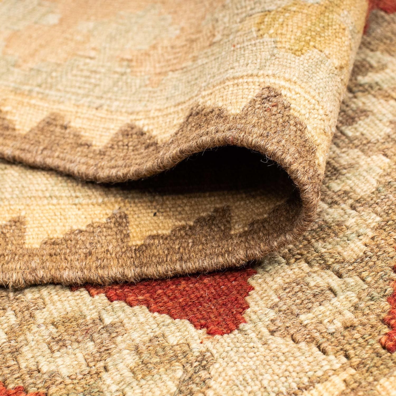 Kelim Teppich - Oriental 198 x 73 cm - beige - Image 4