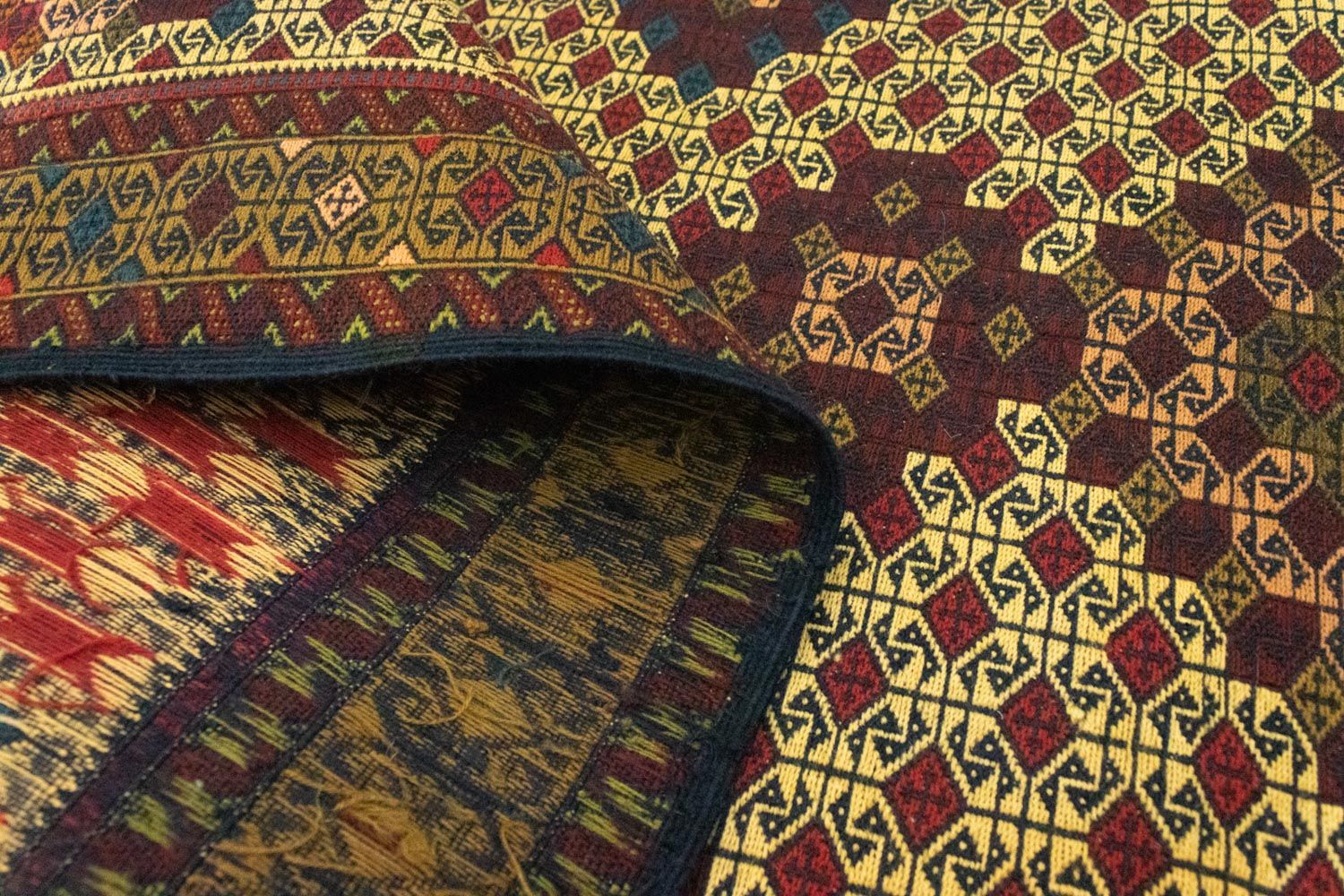 Kelim Afghan Teppich 198x78cm - Image 4